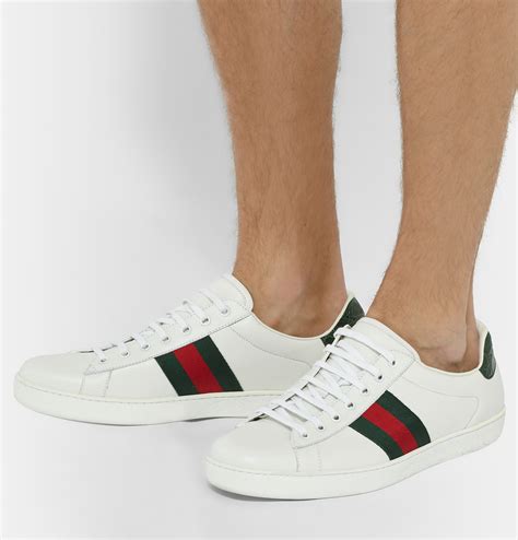 mens gucci shoes white|Gucci men's shoes clearance.